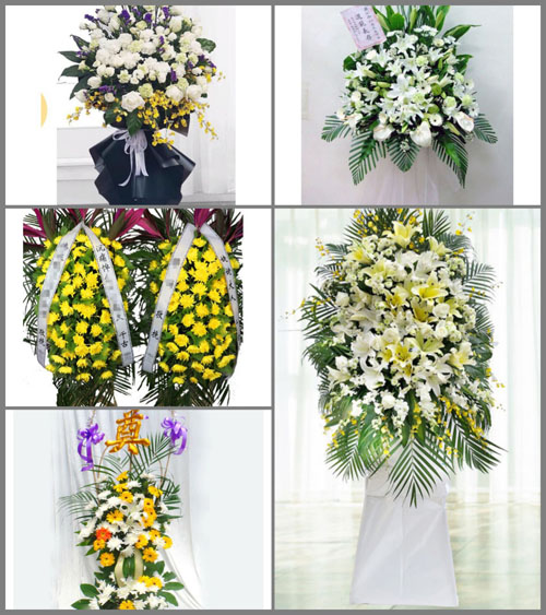 福建福州长乐市鹤上镇京林村白事花篮预定